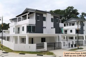 Taman Melrose Jaya (Sandakan)  3 Storey Semi-D